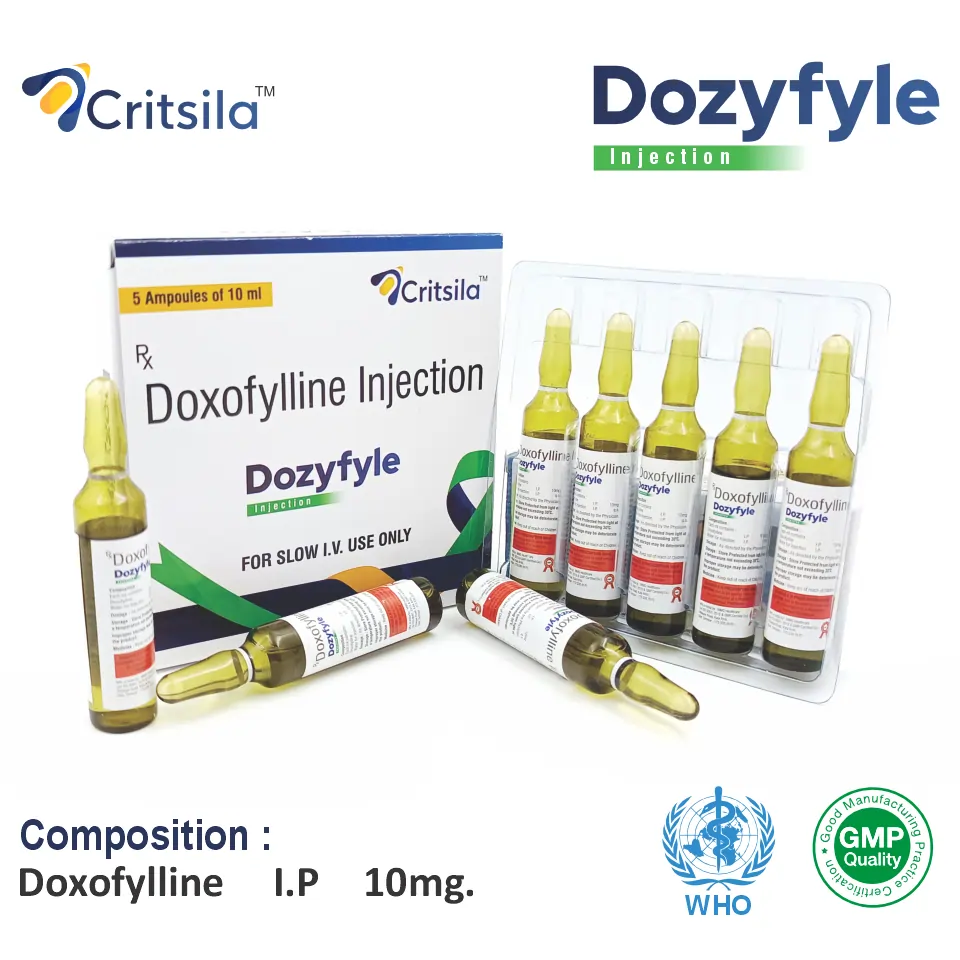 Doxofylline (100mg) Injection in PCD Pharma Franchise at Best Price